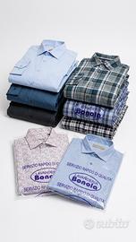 Stock 17 camicie uomo/miste - marche varie -