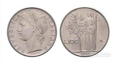 100 lire  del 55 rare