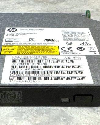 Masterizzatore HP DS-8ABSH-JBS Slim SATA