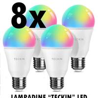 8x Lampadine Alexa 'Teckin' LED multicolore RGBCW