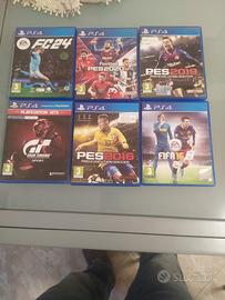 giochi PS4 più console e 2 joistck