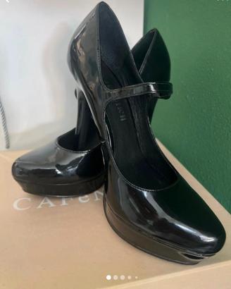 Scarpe Donna Pelle Nera LucidaCafè Noir