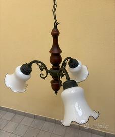 Lampadario Artigianale vetro di murano