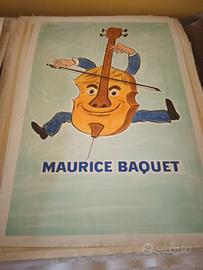 manifesto poster pubblicitario Baquet Savignac