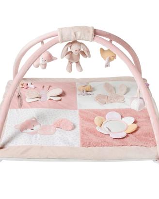 Nattou tappeto pouf palestra con archi rosa