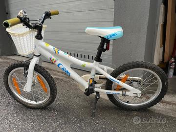 bicicletta bambini bianca