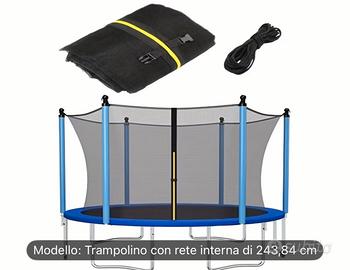 Rete di protezione tappeto elastico/trampolino