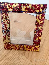 cornice portafoto vetro murano