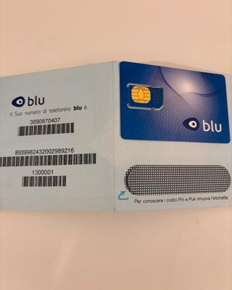 Accessorio telefono da collezione - Operatore BLU