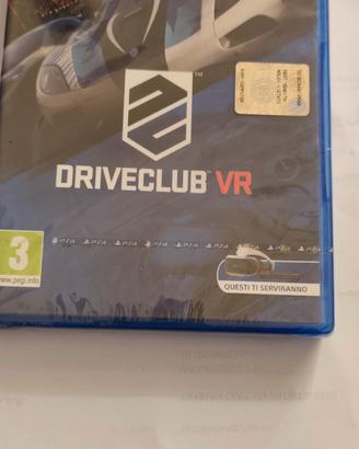 Driveclub VR PS4 NUOVO SIGILLATO - PAL Italia