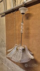 Lampadario cristallo anni 50 