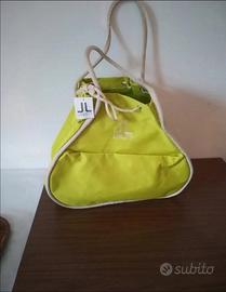 Lancetti borsa mare tracolla giallo fosforescente