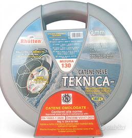 Catene da neve Rhütten Teknica m.130 come NUOVE 