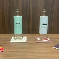 Set olio/aceto/sale/grattugia + 4 sottobicchieri