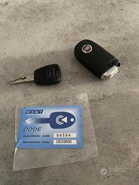 Chiave e telecomando Fiat autovettura punto panda