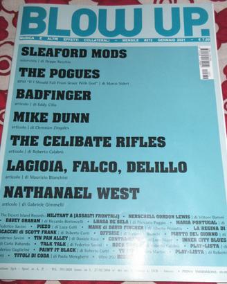 BLOW UP 272 gennaio 2021