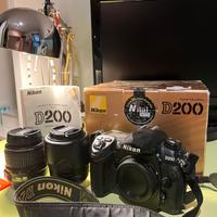 📸 Nikon D200 + 18-55mm + 55-200mm + 3 batterie