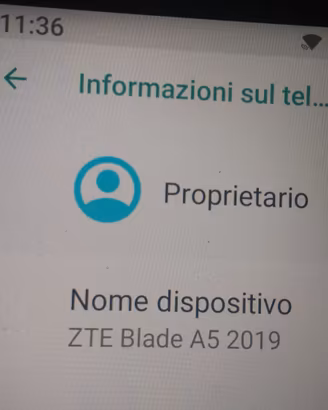 cellulare   zte blade a 5 come nuovo