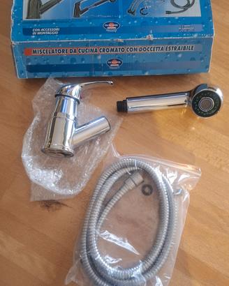 Miscelatore da cucina cromato doccetta estraibile 