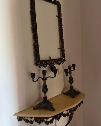 Cornice, candelabro, mensola