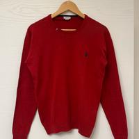Maglione Us Polo Assn uomo rosso 100%cotone