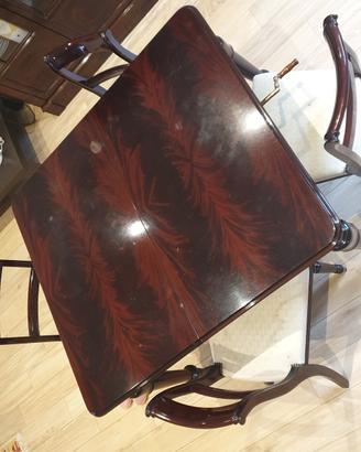 Tavolo legno mogano 