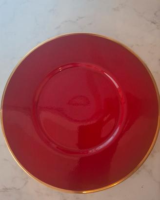 Lenox, 12 sotto piatti rossi 