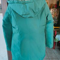 piumino verde double face 