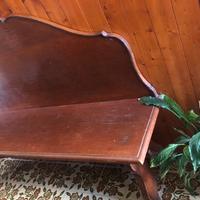 Tavolo fratino antico con panca in legno