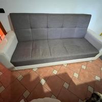 Divano letto con vano contenitore