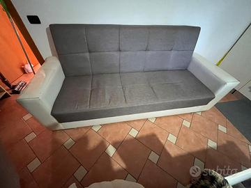 Divano letto con vano contenitore