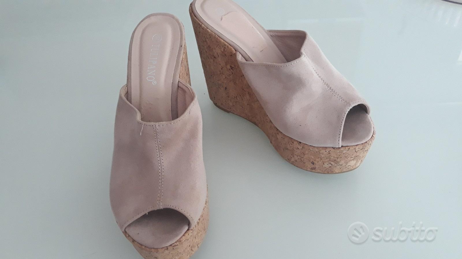 Scarpe zeppa sughero on sale guess