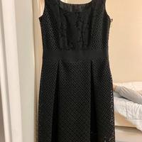 Pinko - abito nero midi - tg. 42