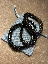 Set di braccialetti in ematite