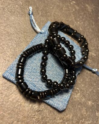 Set di braccialetti in ematite