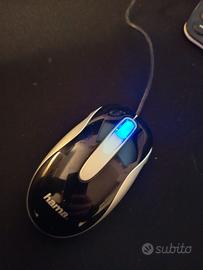 Mouse Hama USB cablato con rotella cliccabile