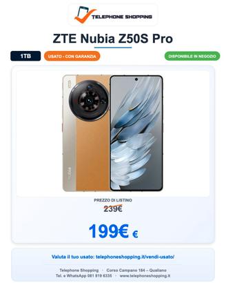 ZTE Nubia Z50S Pro 12/1Tera 1TB