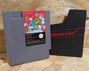 Gioco Nes Bubble Bobble 1985+Custodia originale 