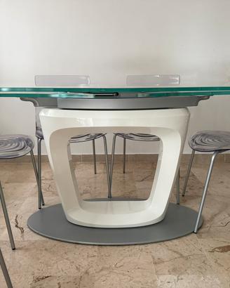 Tavolo e 5 sedie Calligaris Orbital