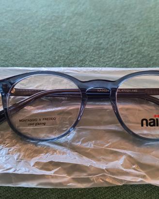 Occhiali da vista blu in acetato NAIRA