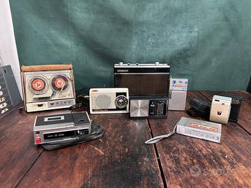 Radio, lettori cassette, registratori