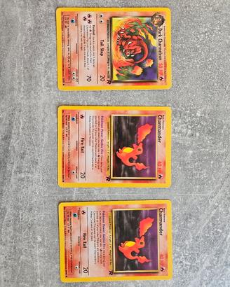 Dark Charmeleon (numero 32/82) e 2 charmender