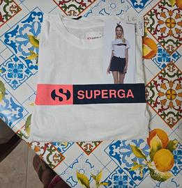 Pigiama Donna Corto Superga T.S Bianco e Nero 