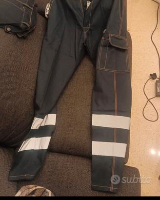 Pantaloni da lavoro estivi elasticizzati taglia 52