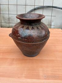 Vaso in terracotta etnico balinese