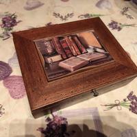 Scatola porta oggetti in arte povera