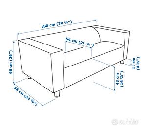 2 divani Klippar Ikea