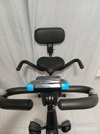 Cyclette Pieghevole Salvaspazio con Schienale