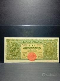 50 Lire Italia Turrita  ( SERIE SOSTITUTIVA W259).