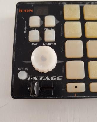 Icon I-Stage Bk - tastiera midi